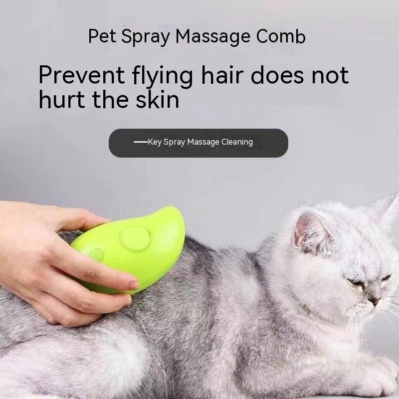 3 In 1 Cat/Dog Steam Brush Hair Remover